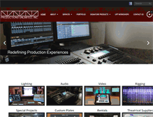 Tablet Screenshot of productionsunlimitedinc.com